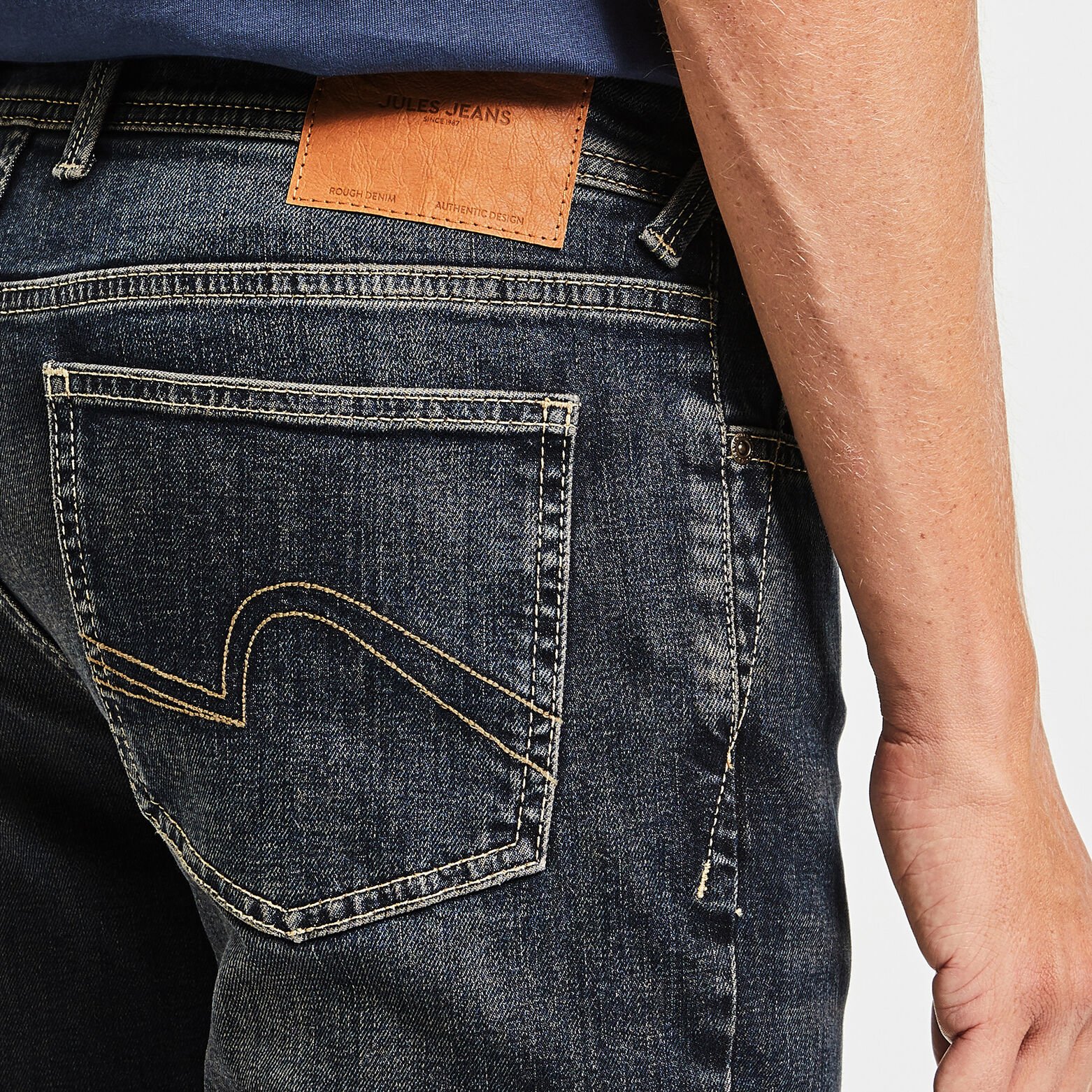 Jean straight 3 longueurs Noir