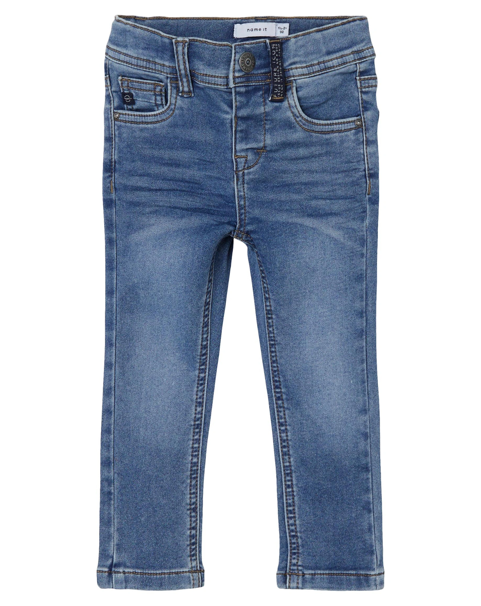 Sweat-Jeanshose NMMSILAS SLIM in medium blue