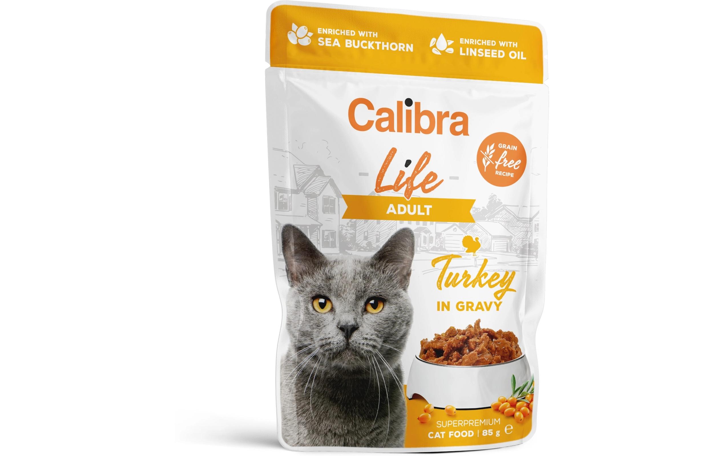 Nassfutter Life Adult Truthahn in Sauce 28x 85 gAlleinfuttermittel für ausgewachsene Katzen