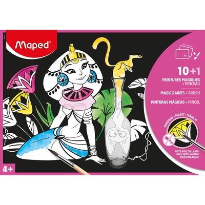 Maped - Peinture magique : 10 feuilles et 1 pinceau