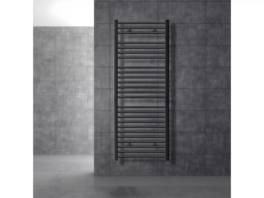 Radiateur de salle de bain Sahara Raccord latéral sèche-serviettes Anthracite 60x150cm