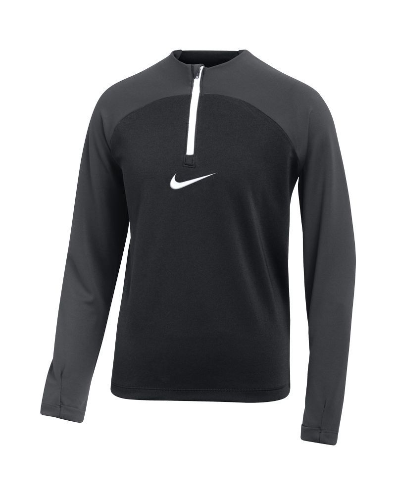 Haut d'entrainement 1/4 Zip Nike Academy Pro Noir & Anthracite pour enfant