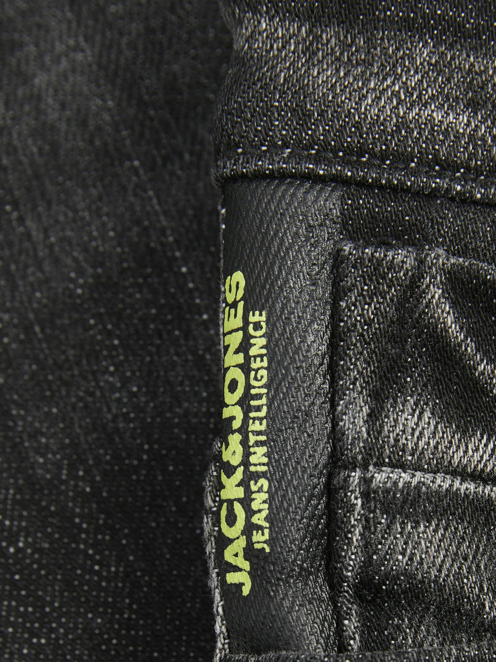 JACK & JONES slim fit jeans JJIGLENN JJBLAIR black denim