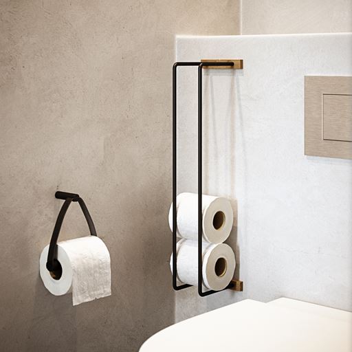 Ekta Bathrum Rack Toiletpapirholder, Oiled