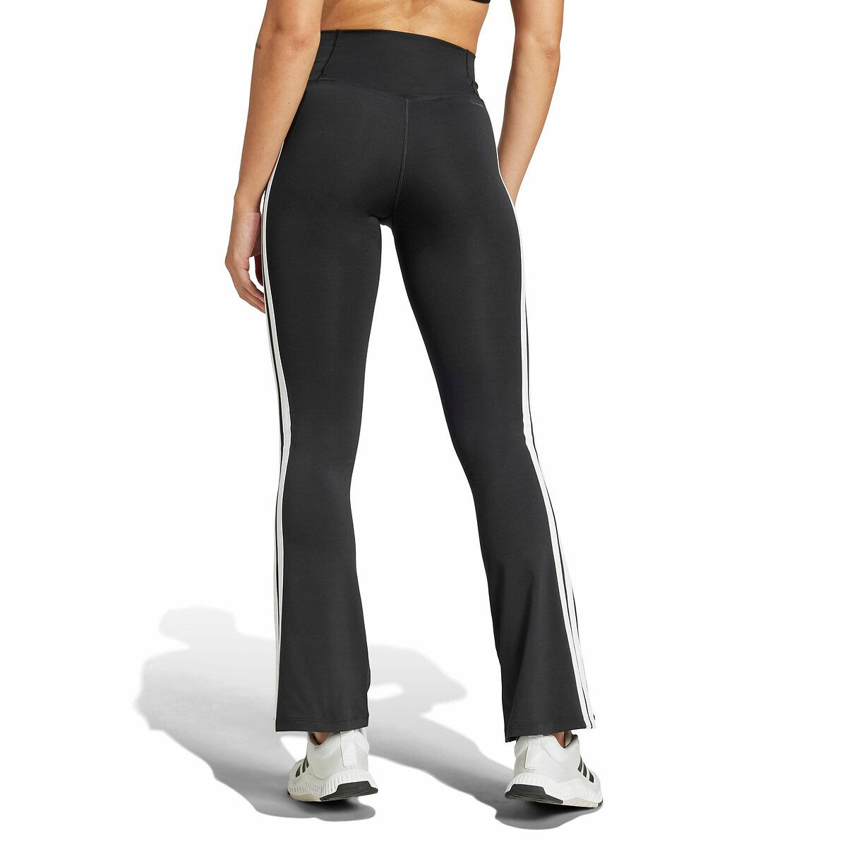 adidas Performance<br>Calça flare, Essentials 3-Stripes