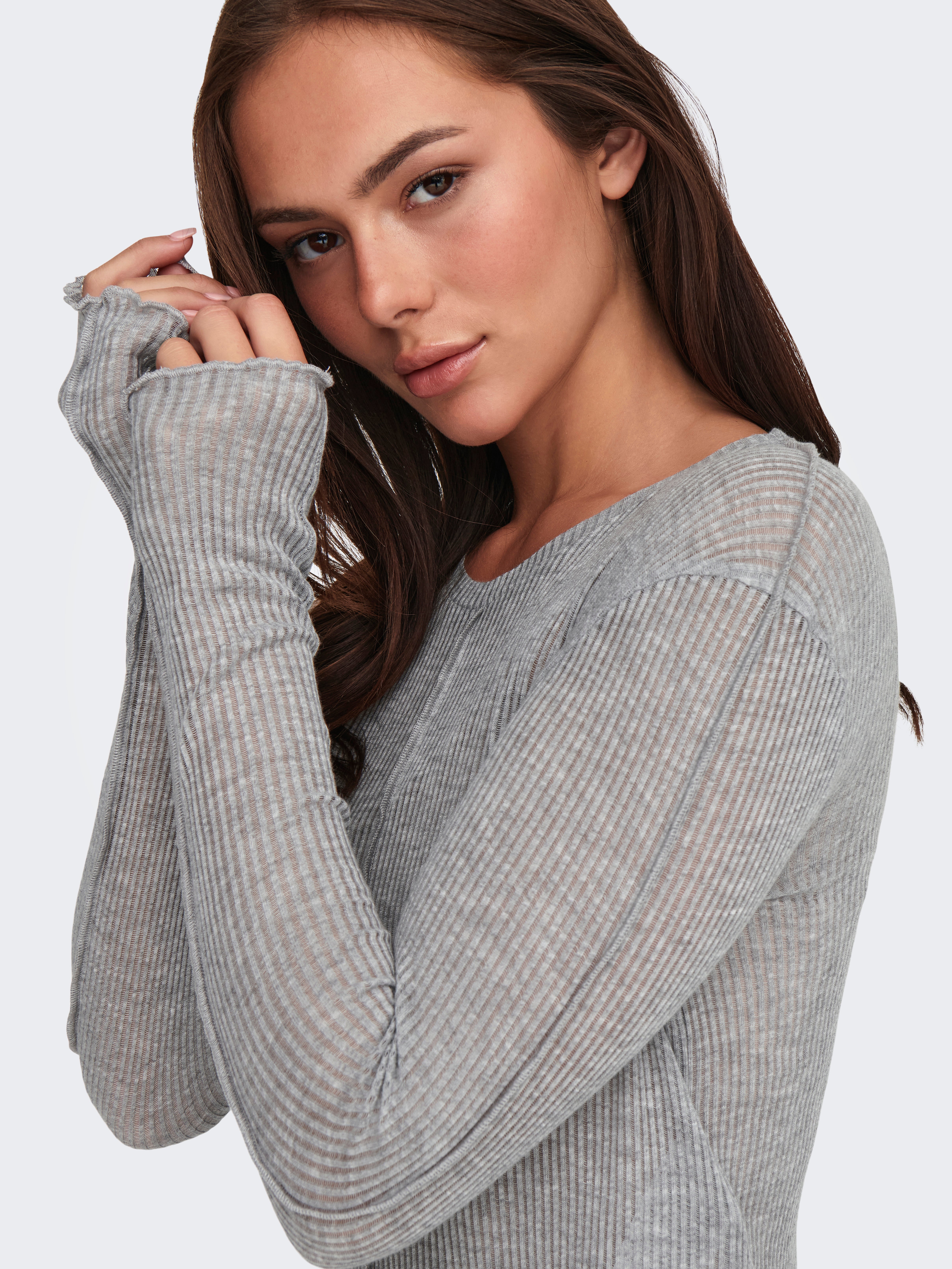 ONLDIMA T-shirt Light Grey Melange
