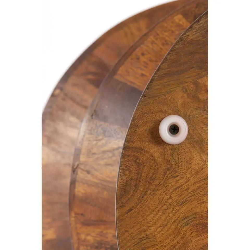 Bijzettafel Larus - Hout - Ø40cm