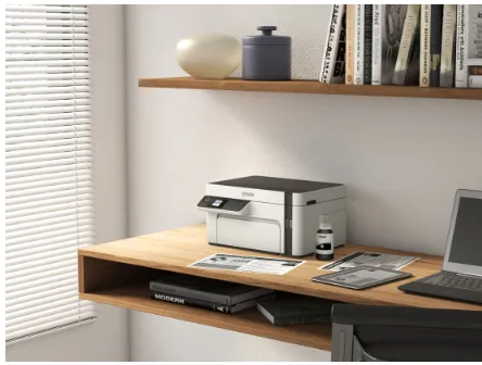 Epson EcoTank ET-M2120 - Multifunktionsprinter - S/H - blækprinter - A4/Legal (medie) - op til 15 spm (udskriver) - 150 ark - USB, Wi-Fi - hvid