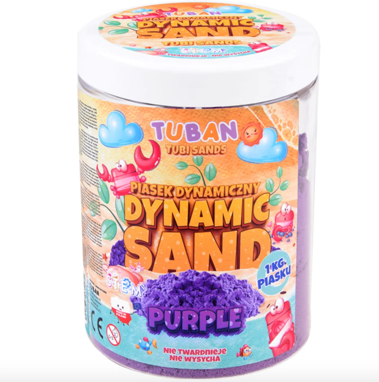 Tuban Tuban Dynamic sand 1kg Purple