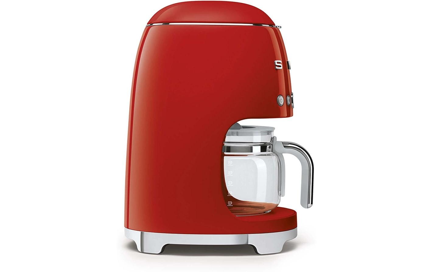 Filterkaffeemaschine 50's Style DCF02RDEU Rot<br>Kaffeemaschine mit Glaskanne