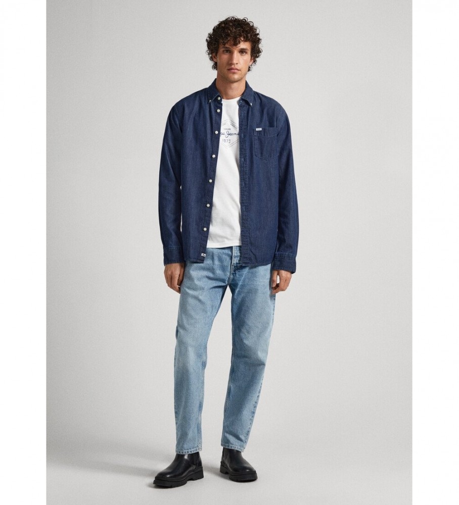 Pepe Jeans Camisa Parton marinha