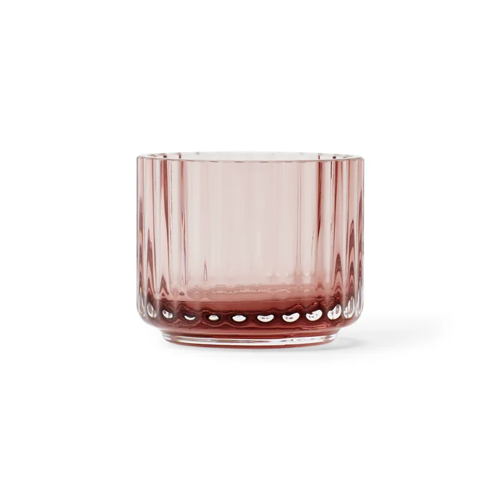 Lyngby Porcelæn - Teelichthalter Ø 6,7 cm, burgundy