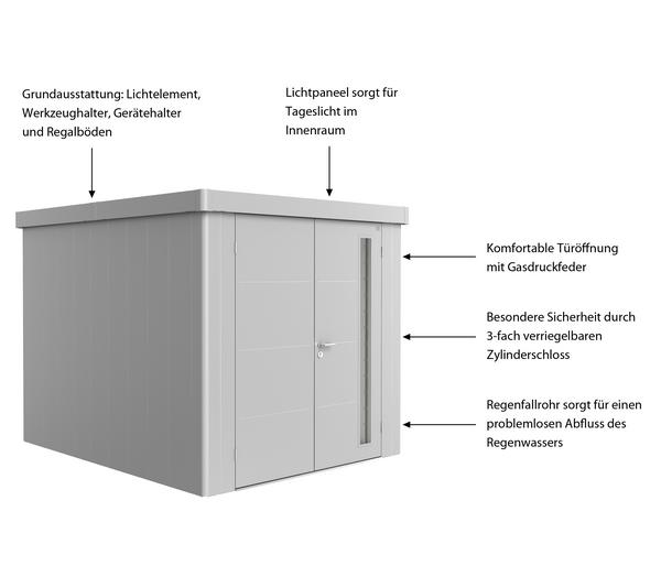 Biohort Gerätehaus Neo 3B, ca. B236/H222/T292