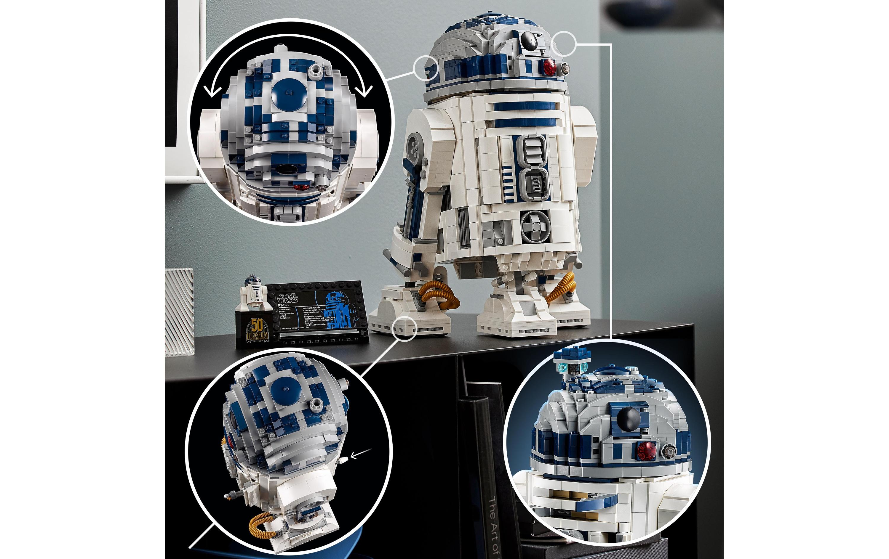 Star Wars R2-D2 #75308<br>Detailgetreue Droiden-Figur zum Bauen und Ausstellen