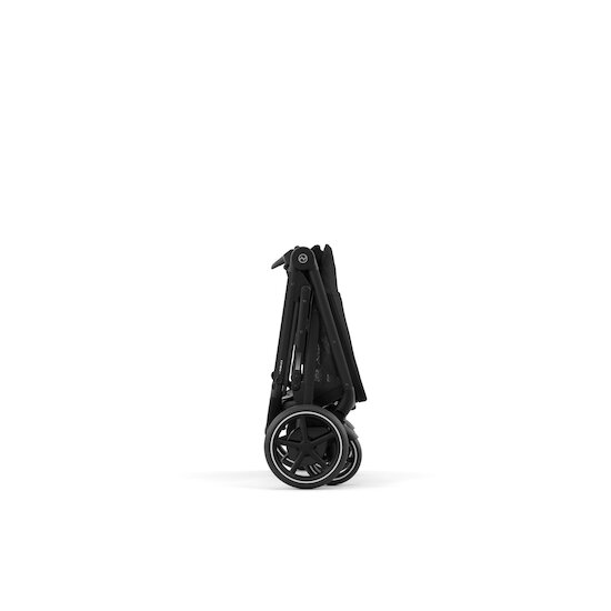 Poussette e-Gazelle S + Panier shopping   Châssis Black - Moon Black        de               CYBEX