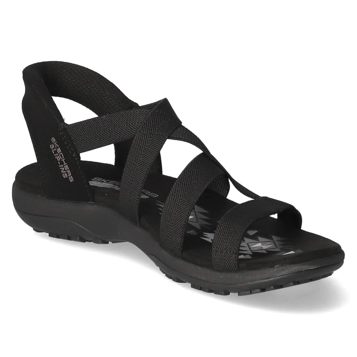 SkechersSandalen STRETCH FLEX - black