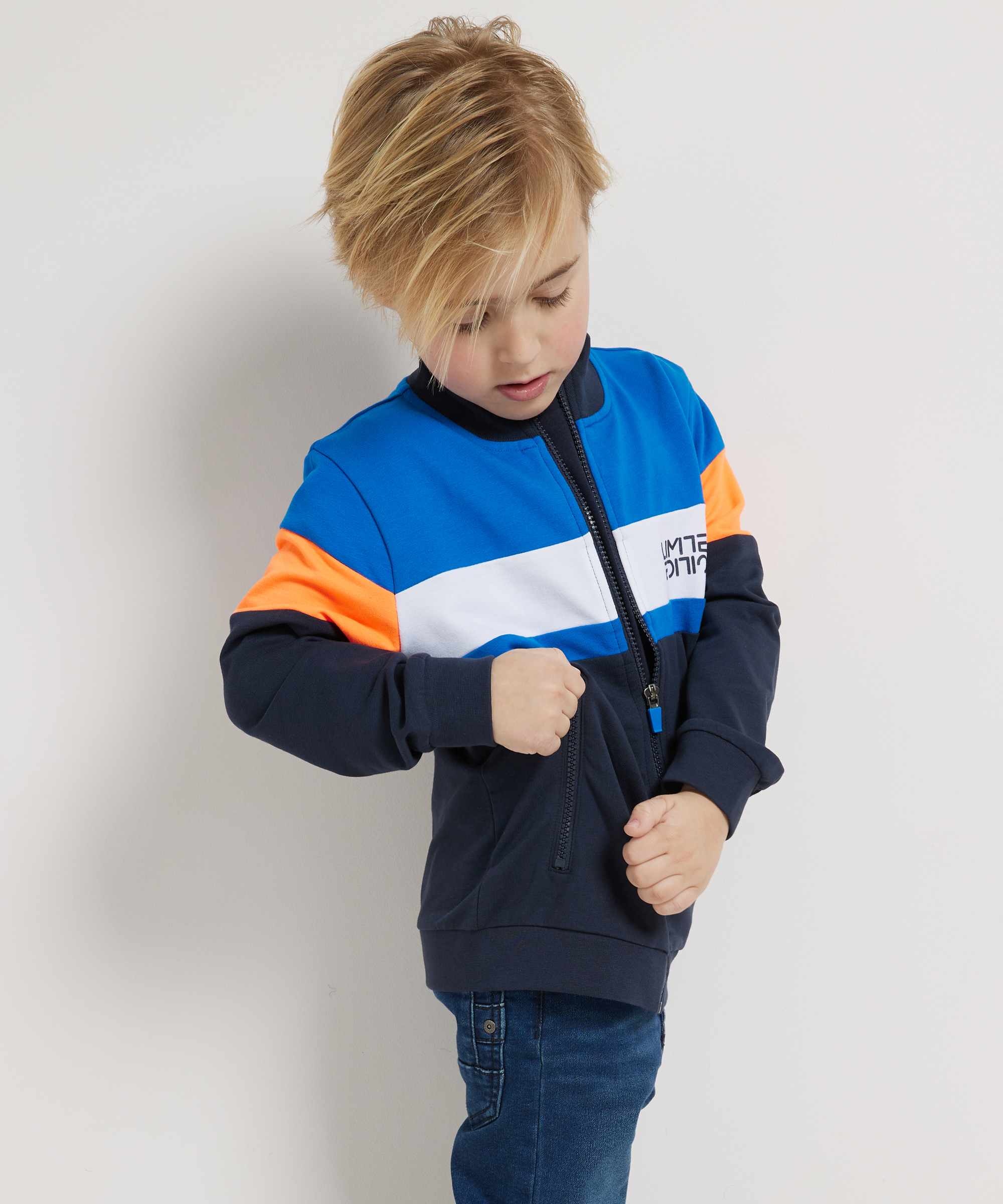 kleurblok vest