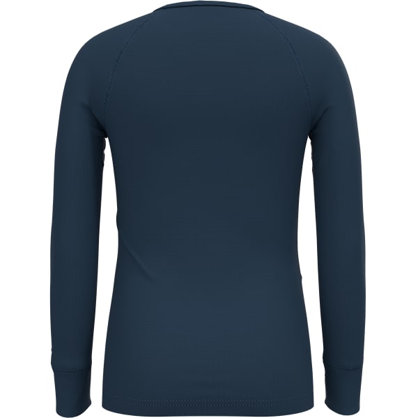 T-shirt thermique ODLO CREW NECK LS ACTIVE WARM ECO KIDS BLUE WING TEAL