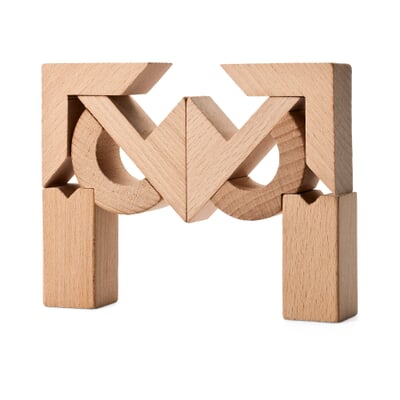 Japanischer Holzbaukasten