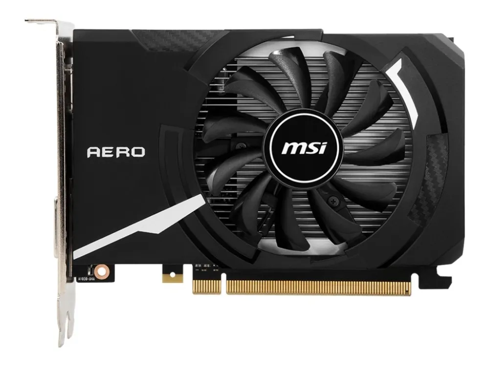 MSI GT 1030 AERO ITX 2GD4 OC - Grafikkort - GF GT 1030 - 2 GB DDR4 - PCIe 3.0 x4 - DVI, HDMI