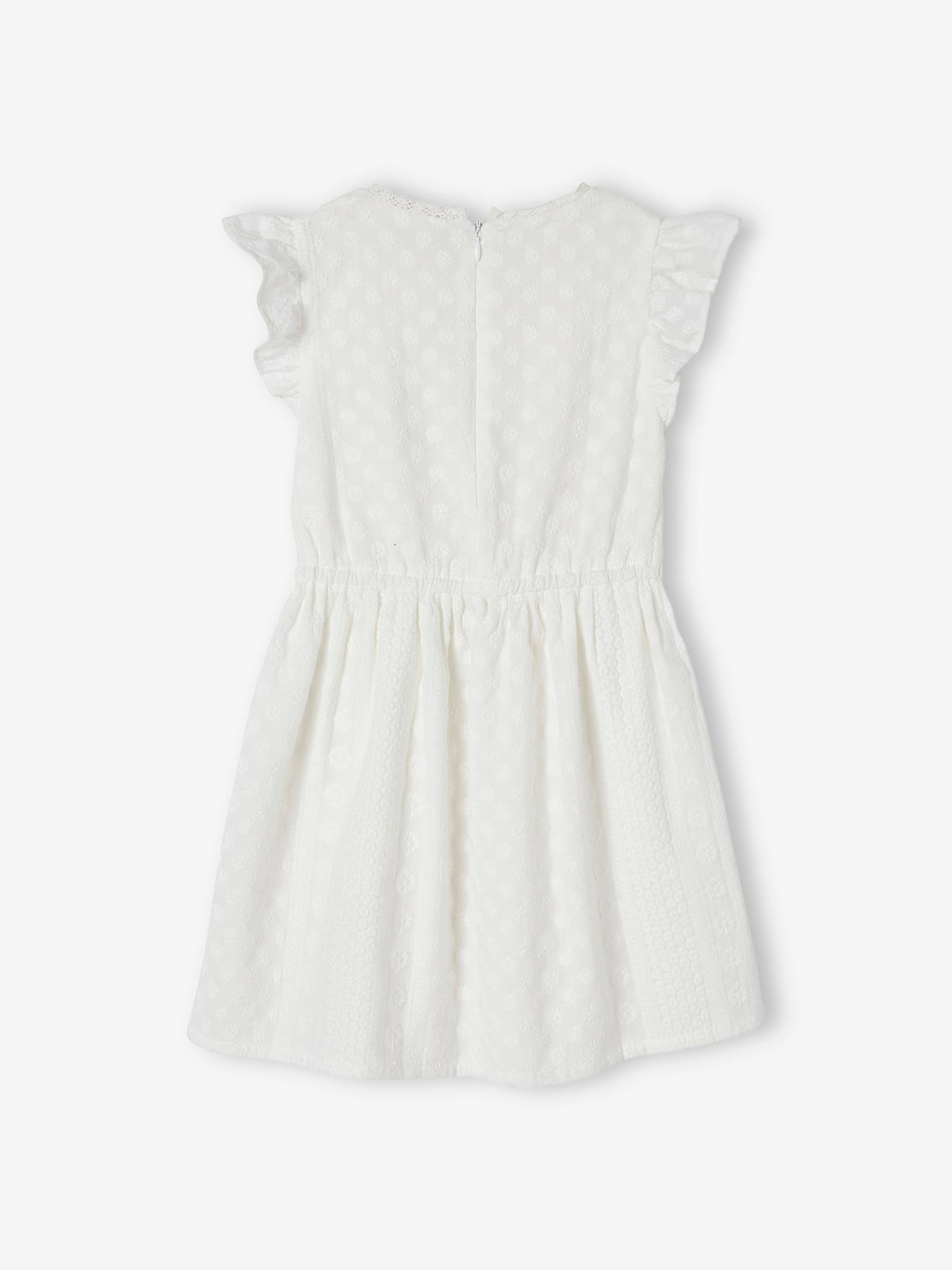vestido bordado cru