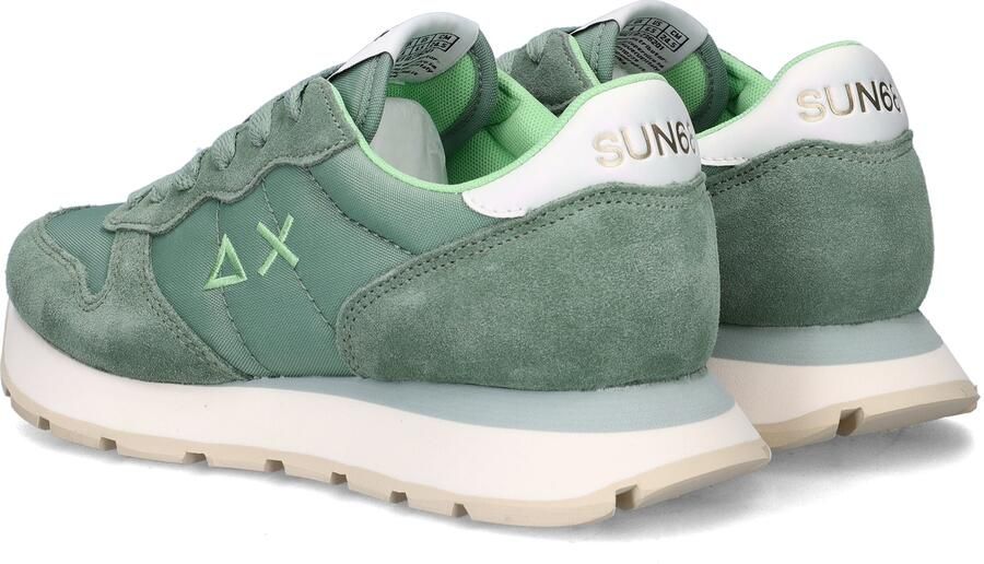 Sun68 Sun 68 Ally Solid Nylon Sneakers Dames Groen