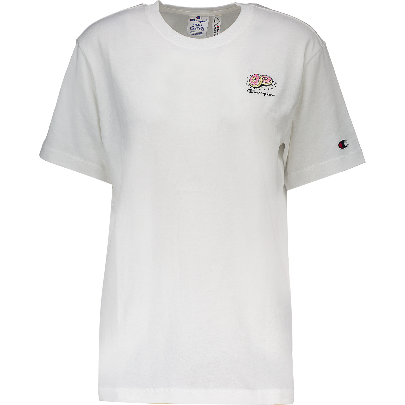Champion Damen-T-Shirt Crewneck XS, offwhite