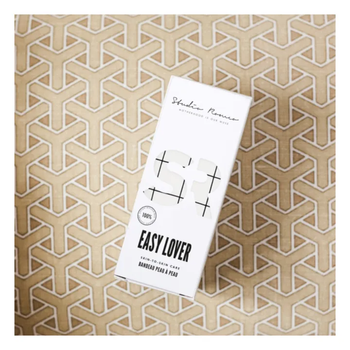 Studio Romeo Bandeau peau à peau en coton bio Easy Lover | Blanc