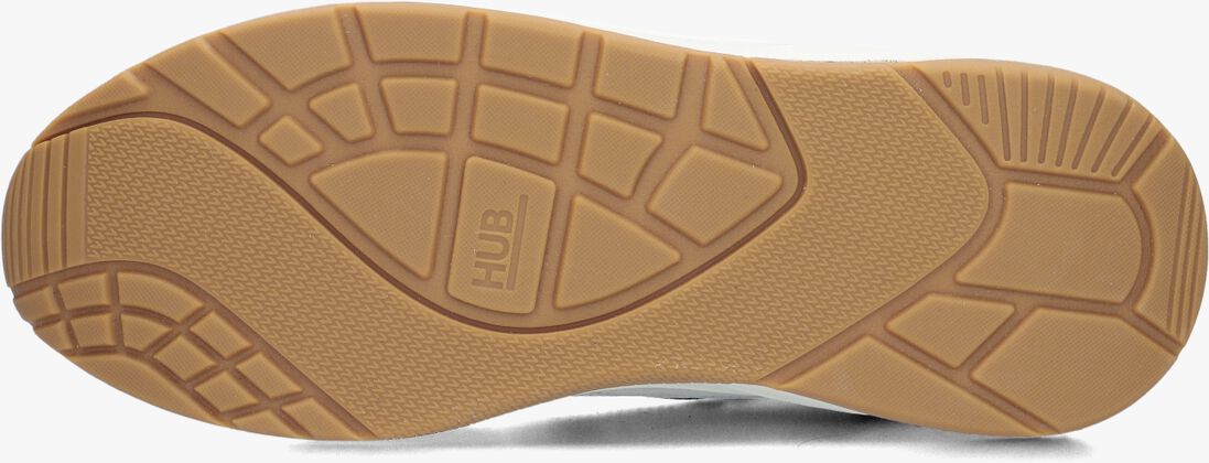 HUB witte hub lage sneakers glide