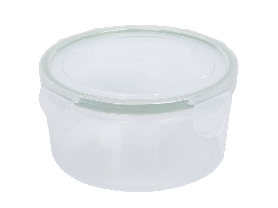 CAIXA PLÁSTICO REDONDA ACTUEL HERM 0.57L