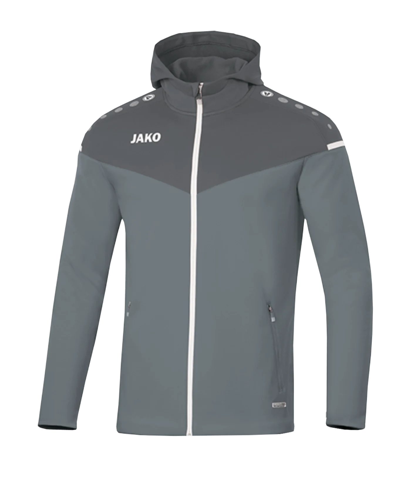 JAKO Champ 2.0 Kapuzenjacke Kids Grau F40