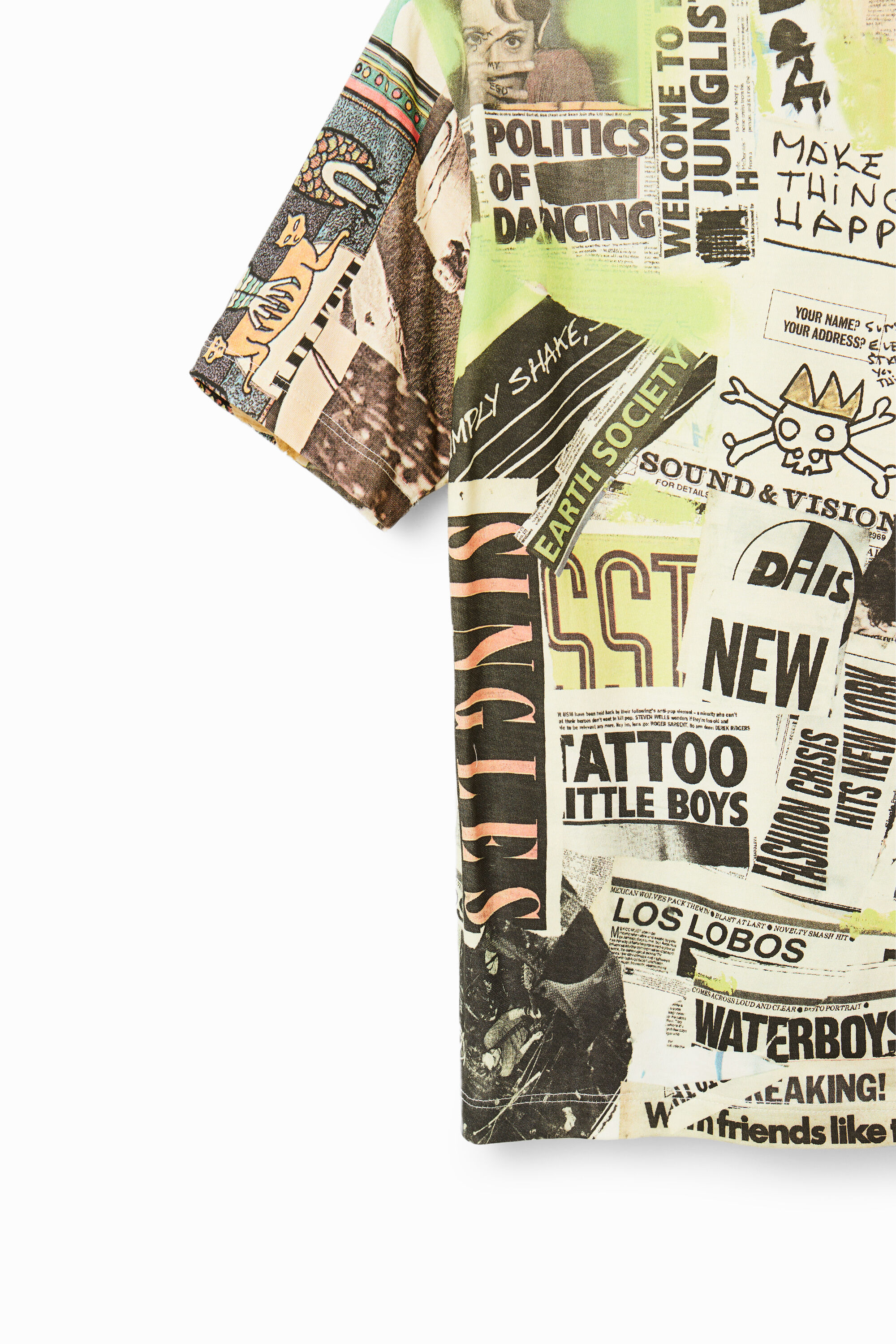 T-shirt manches courtes journal