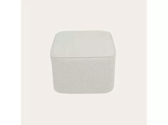 Puff tapissée tapissé Beige 60x42