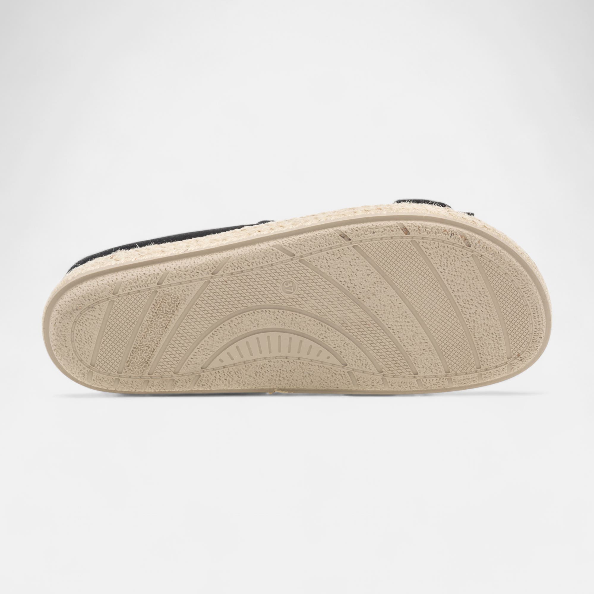 Sandales Femme en cuir noir