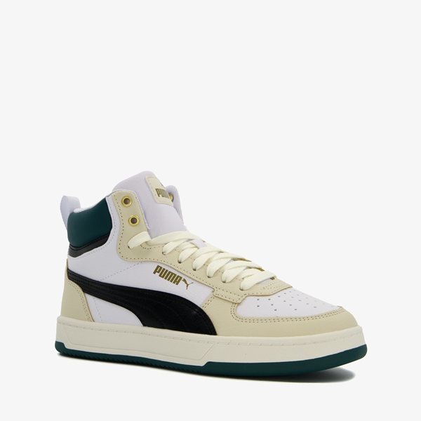 Puma Caven 2.0 Mid jongens sneakers wit/groen