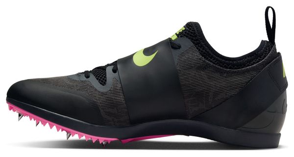 Chaussures d'Athlétisme Unisexe Nike Pole Vault Elite Noir Rose Jaune