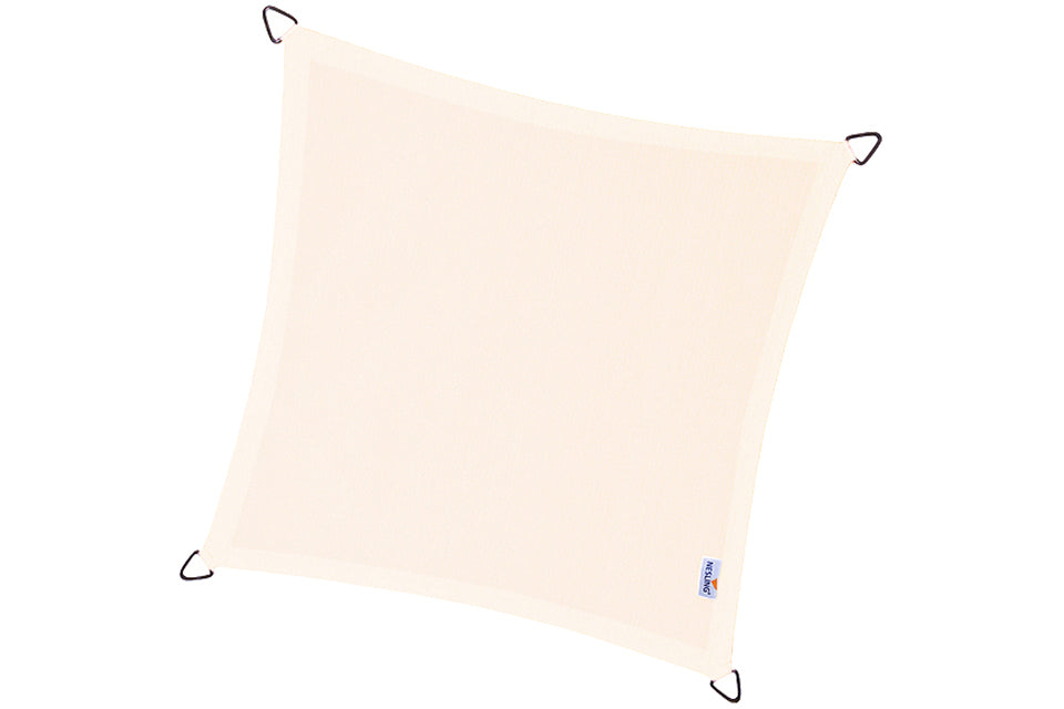 Nesling Dreamsail schaduwdoek vierkant creme 4x4 m.
