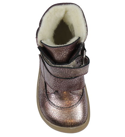 Angulus Winterstiefel - Tex - Sunset/Aubergine Mit Futter/Klettb