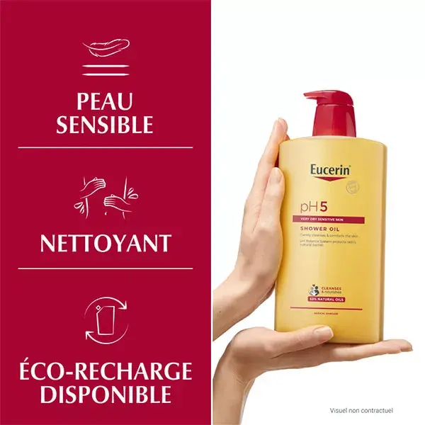 Óleo de Banho Eucerin PH5 para Pele Seca e Sensível 1L