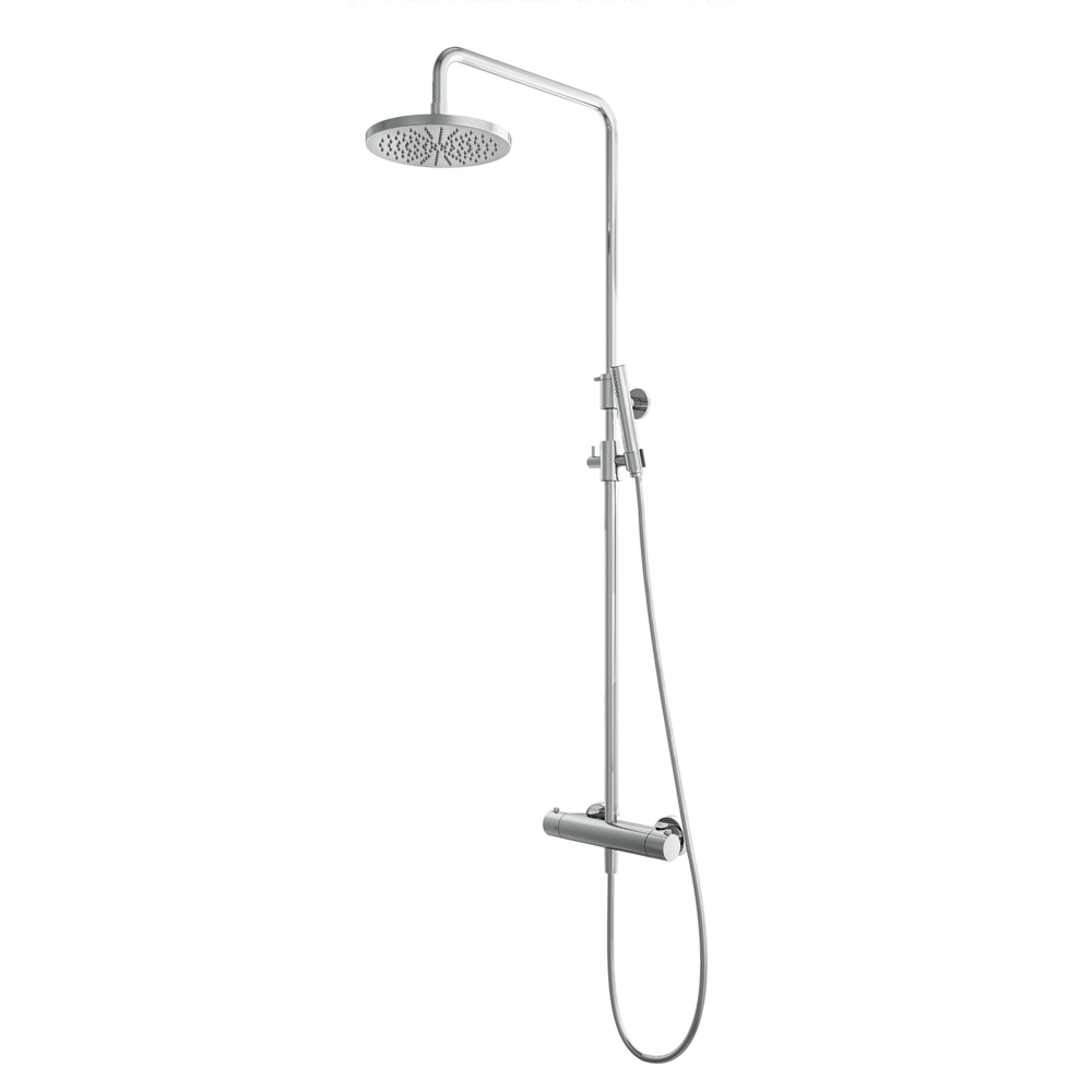 Hotbath Get Together SDS1GN opbouw regendouche met 20cm hoofddouche geborsteld nikkel