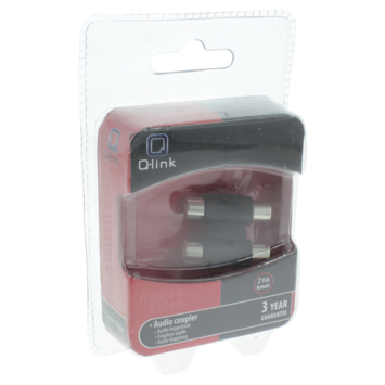 Q-Link tulp verbinder 2x RCA 2x RCA female