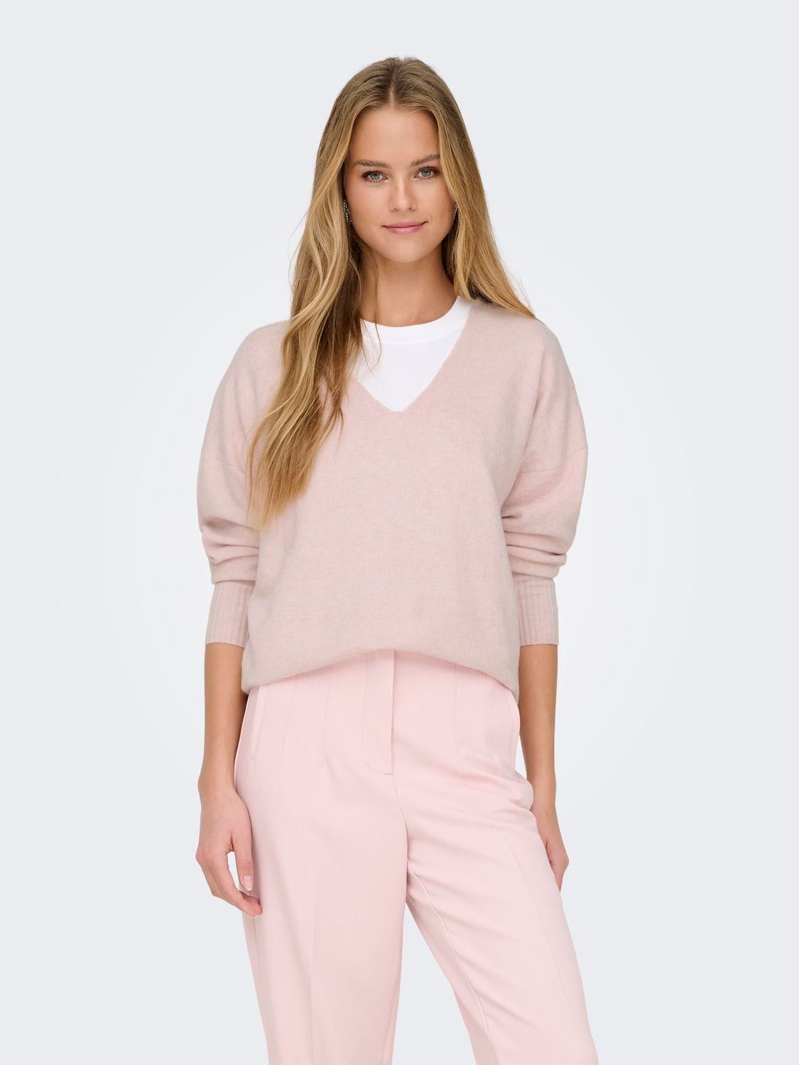 ONLRICA Strickpullover Icy Pink