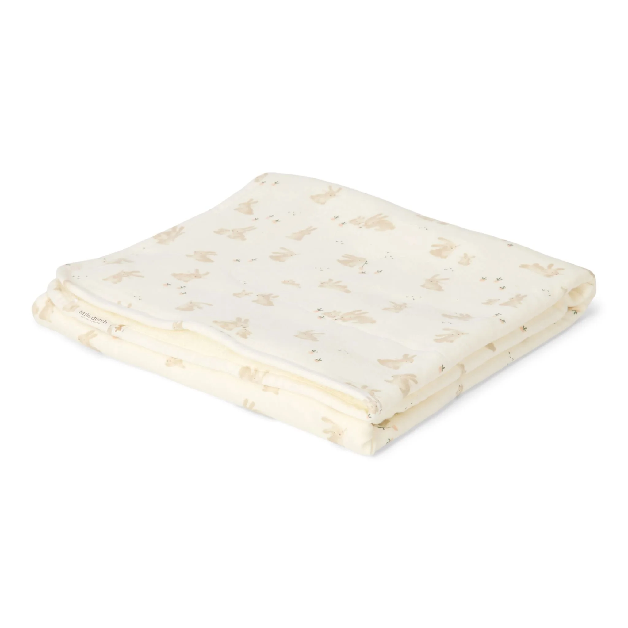 Ledikant deken – Wit – Newborn Naturals – Baby Bunny | Kopen? | Little Dutch