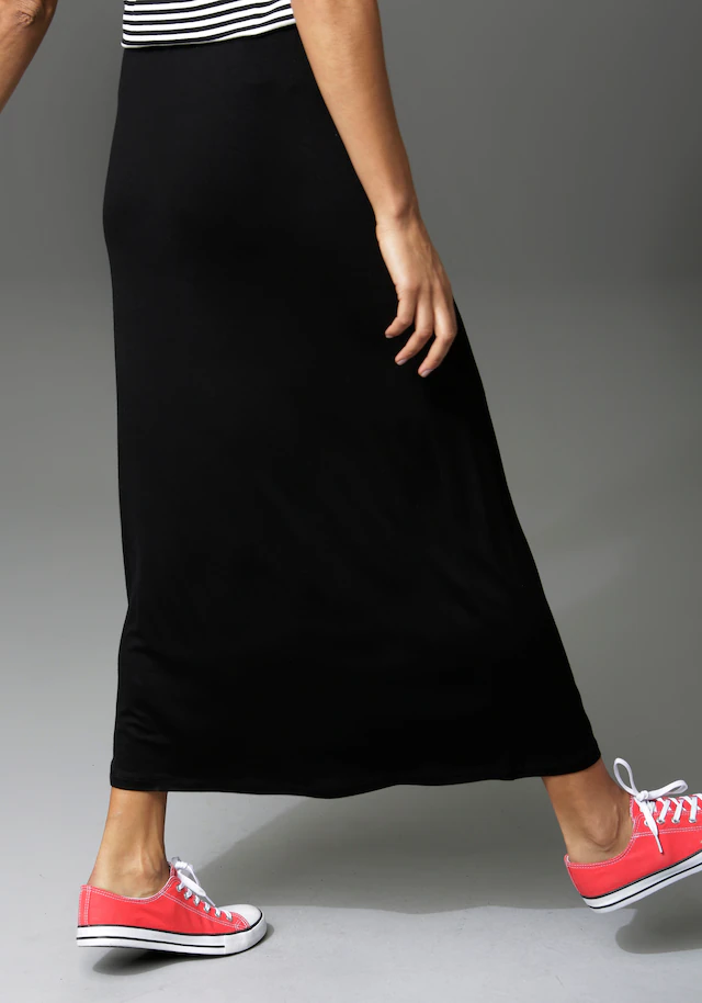 Aniston CASUAL Maxirock , im Marine Look