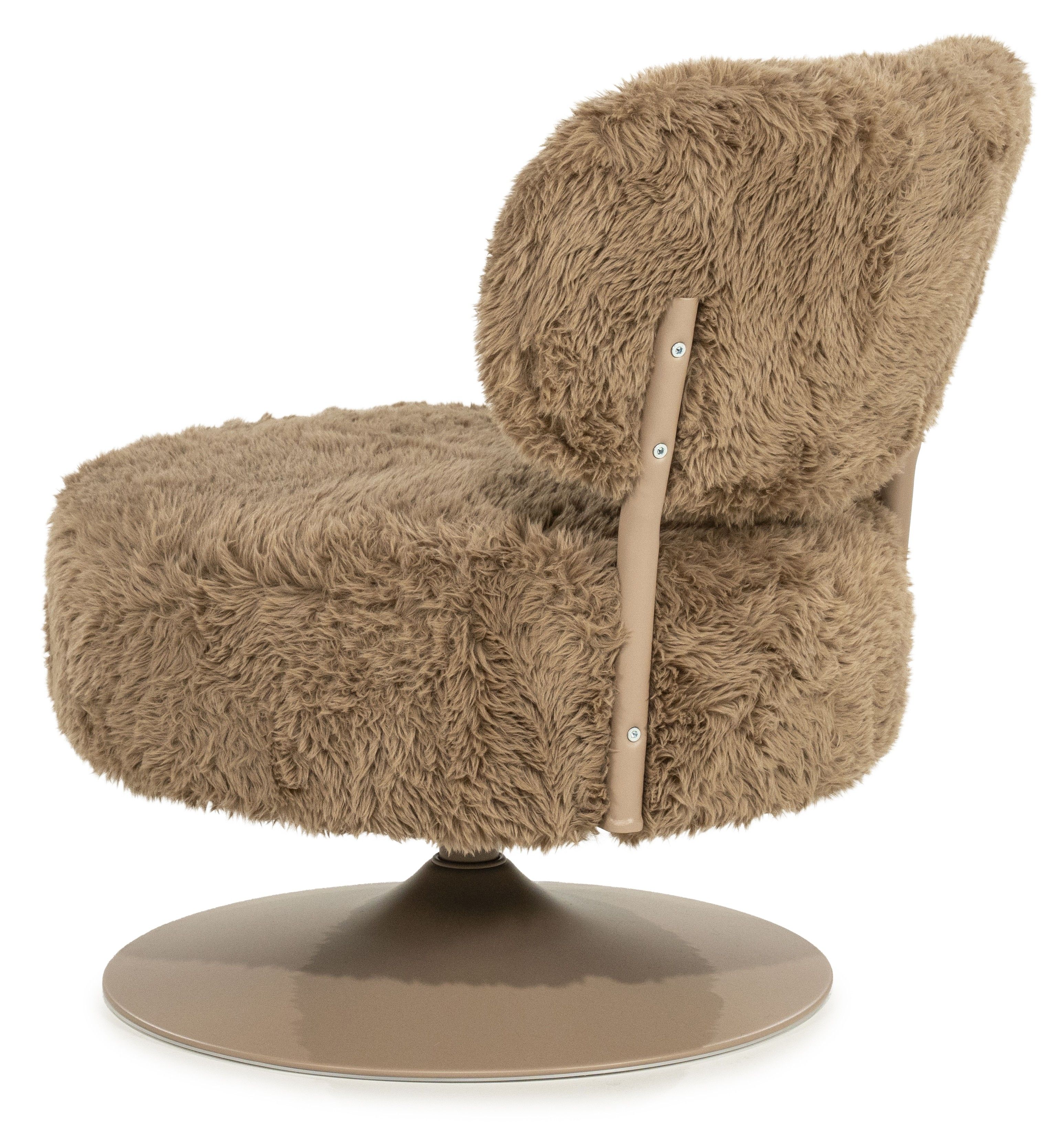 Draaifauteuil Taupe 250356 Furlo B67 x D69.5 x H75 cm