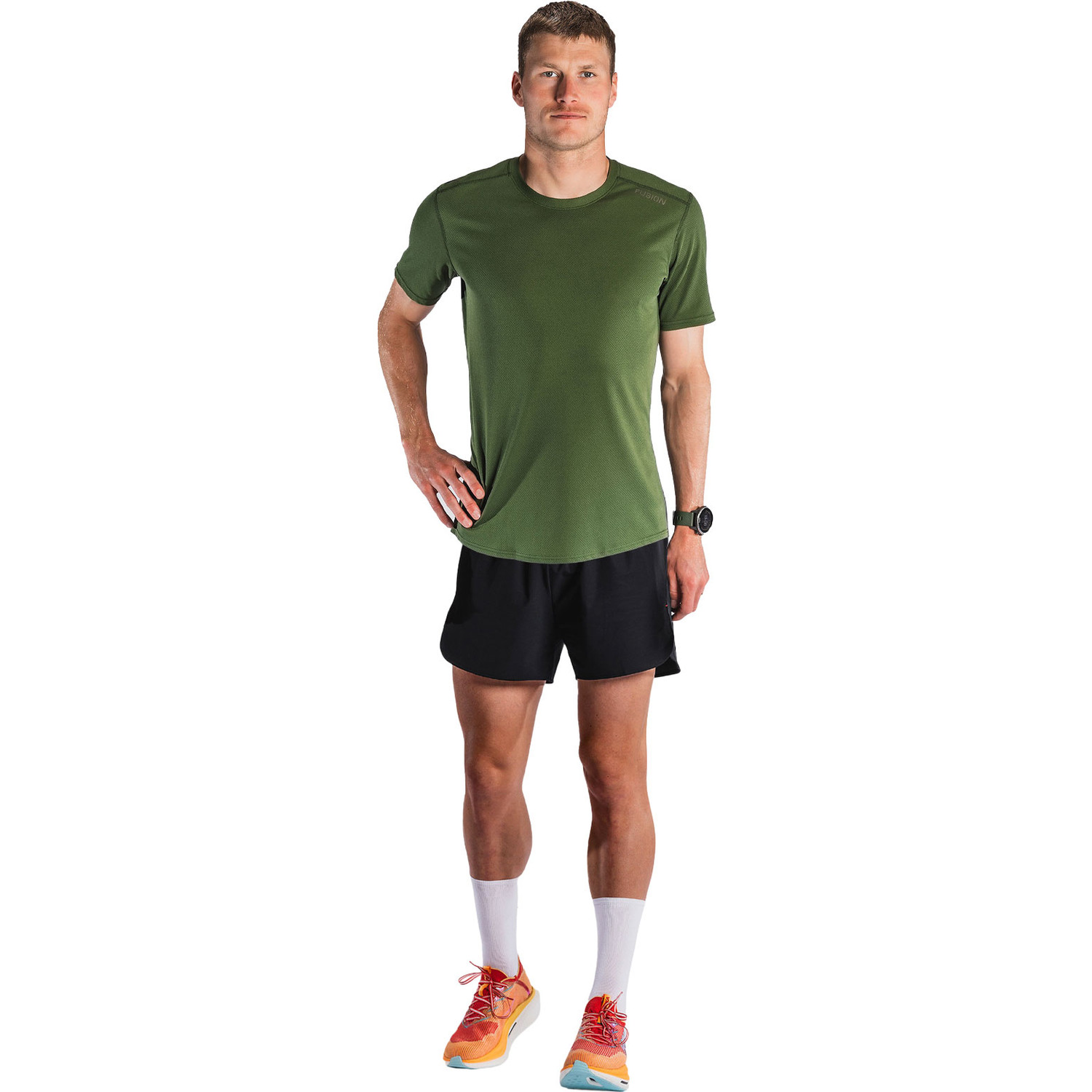 Fusion Run Shirt 2in1 Short Set Men