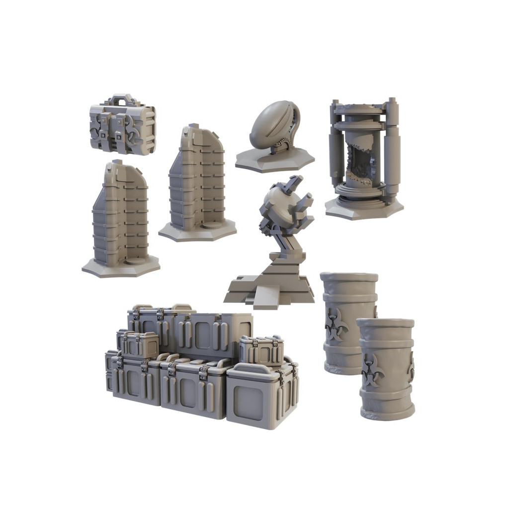Terrain Crate: Sci-fi objectives