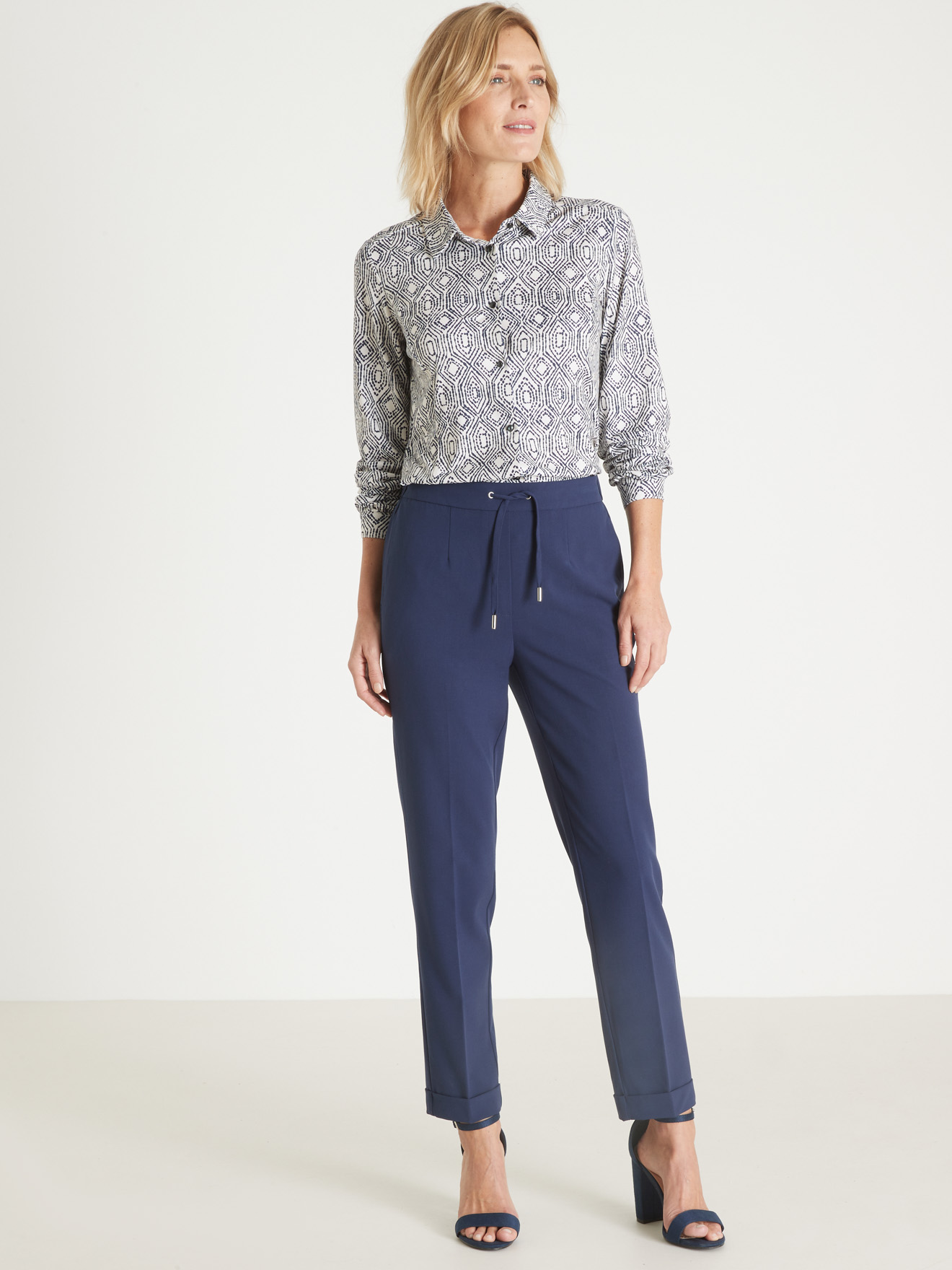Pantalon 7/8ème élastiqué dos