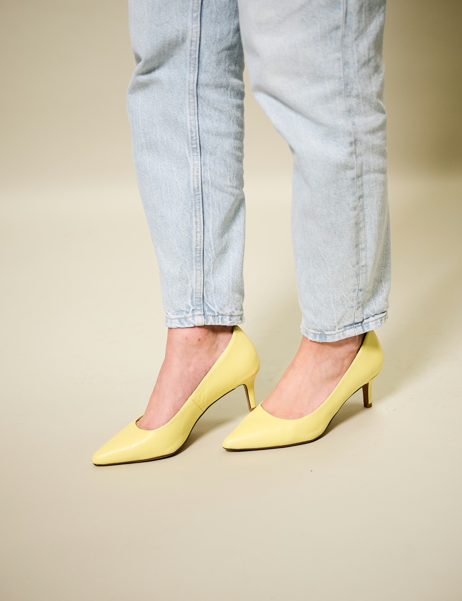 Glattleder Pumps