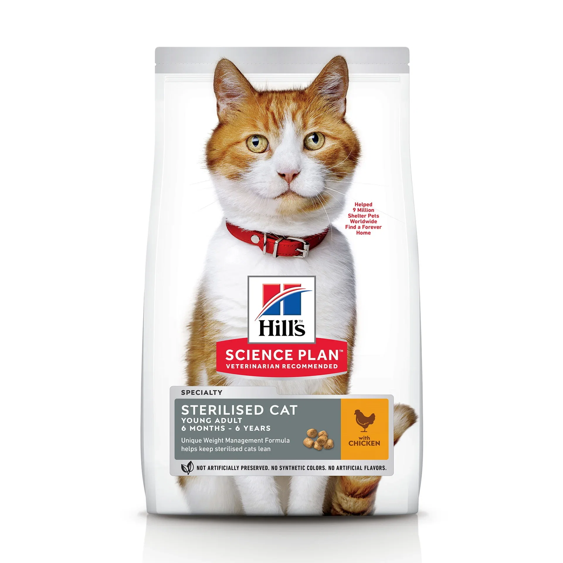Hills Hill's Sterilised cat Young adult Kylling 7 kg